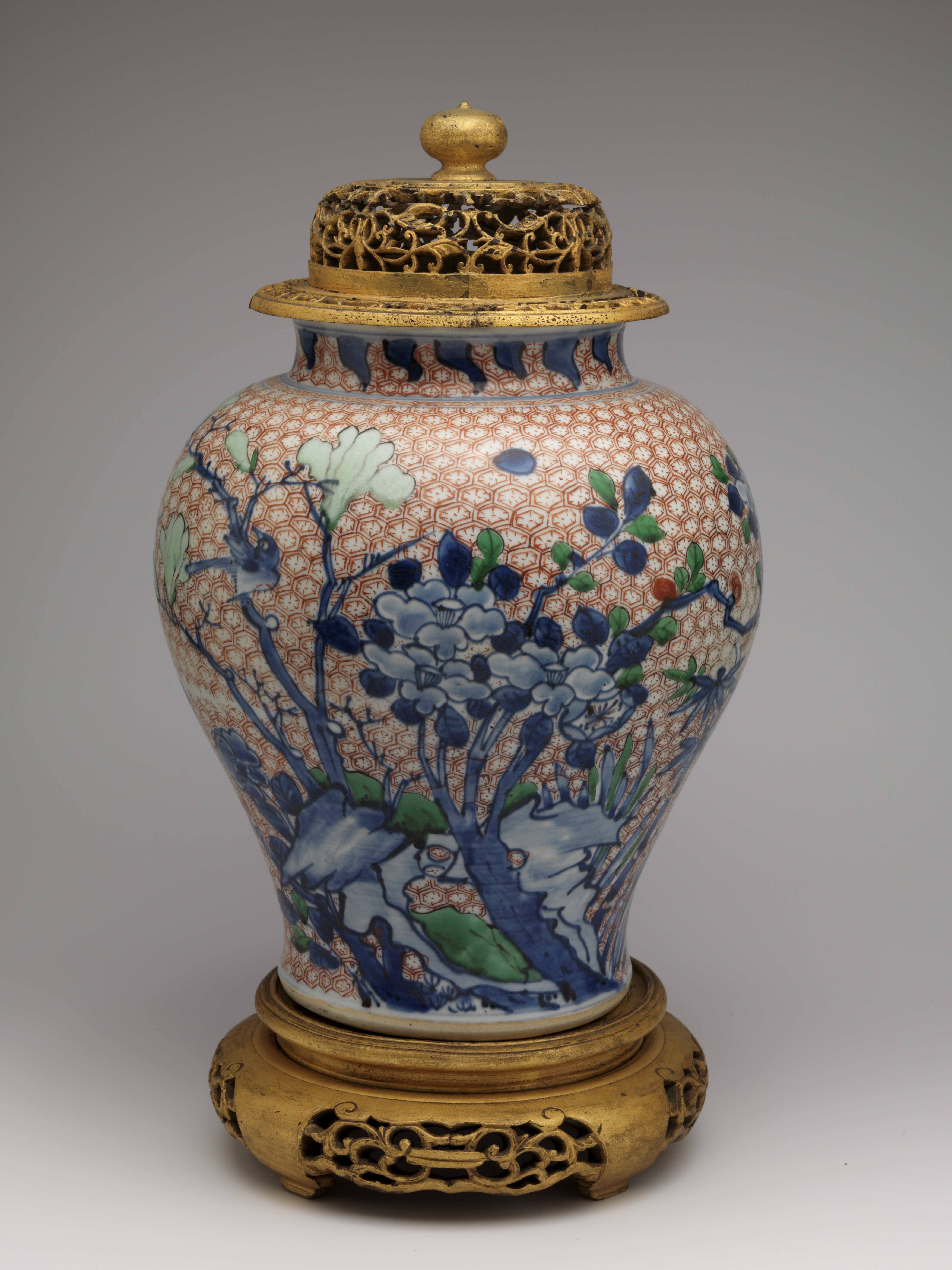 Vase, China, c. 1644-1661, h. 42 cm, porcelain, Museum Prinsenhof Delft Collection (donated by W.J. Rust), R 2457, photo Tom Haartsen