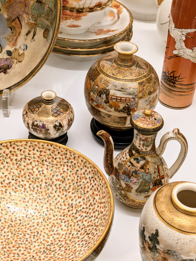 Satsuma pieces from the collection of the Princessehof National Museum of Ceramics