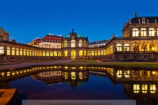 Zwinger in Dresden, Germany, were the Asian art collection of Augustus the Strong is housed