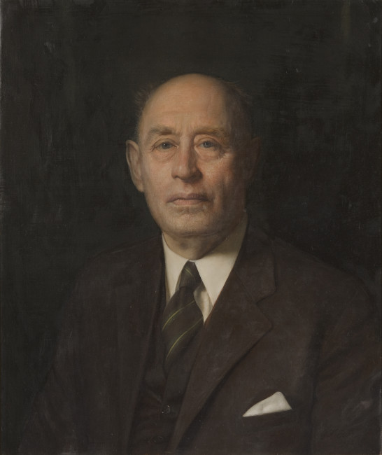 1. Jan Menze van Diepen at the age of 70. Oil on canvas, by J.H. Eversen, 1975