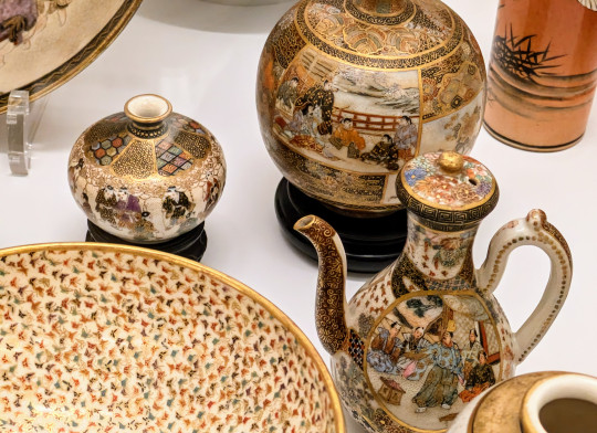 Satsuma pieces from the collection of the Princessehof National Museum of Ceramics